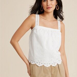NWT Maurice’s eyelet top